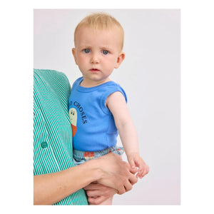 Bobo Choses - Bobo ärmelloser Body aus Bio-Baumwolle | Blau
