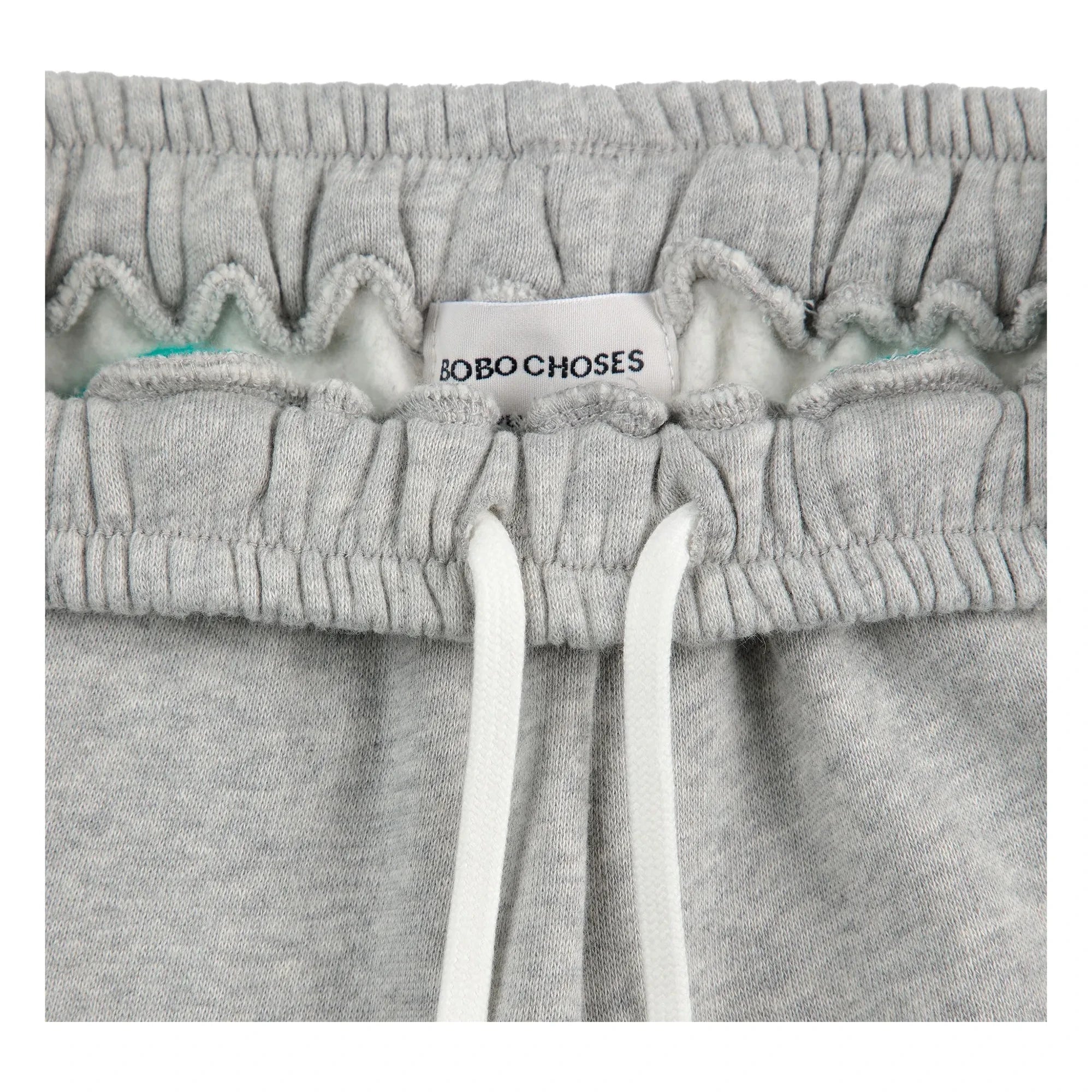 Bobo Choses – Jogginghose aus Bio-Baumwolle mit Haarband | Melange-Grau