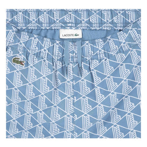 Lacoste - Monogramlı Geri Dönüştürülmüş Elyaf Ceket ve Jogger Seti | Açık Mavi
