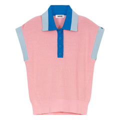 Indee - Valor mesh polo tişört | Pembe