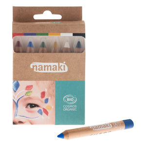 Namaki - Gökkuşağı Yüz Boya Kalemleri - 6'lı Set