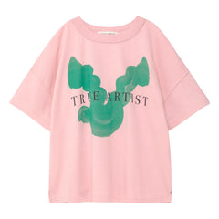 True Artist - T-shirt N°1 Bird Organic Cotton | Pale Pink