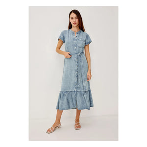 Rails - Kahlo Kleid | Denimblau