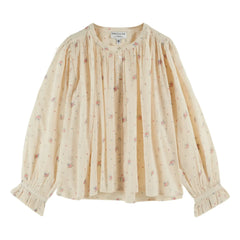 Emile et Ida - Dounia Bio-Baumwollbluse | Creme