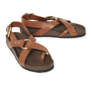 Soeur - Mexikanische Ledersandalen | Cognac