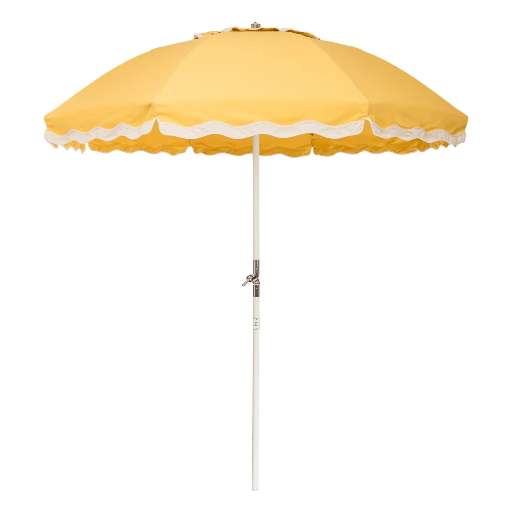 Business & Pleasure Co. - Beach Club Wavy Umbrella | Yellow