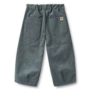 Wheat - Juno Cordhose aus Bio-Baumwolle | Grau-blau