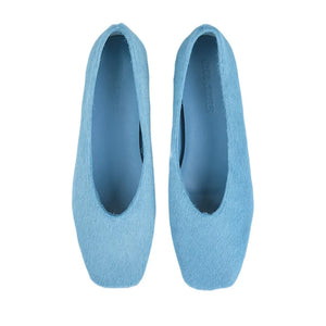 Bobo Choses – Ballerinas aus Leder | Preußischblau