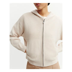 Bompard – Kaschmir- und Seidenhoodie | Creme