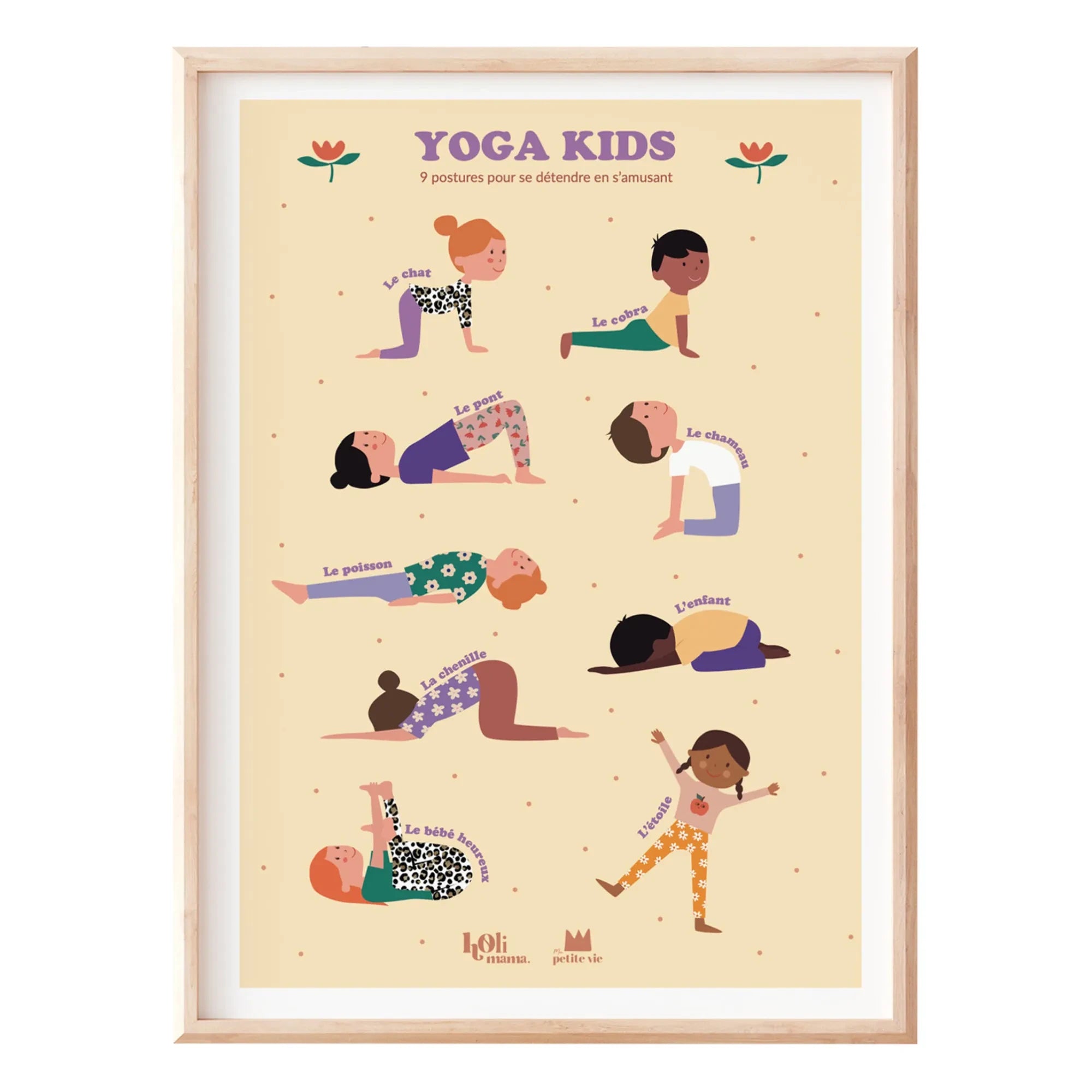 Ma petite vie - Yoga-Trainingsplakat