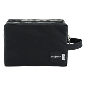 rivedroite - Charonne Canvas Toiletry Bag Recycled Fibers | Black