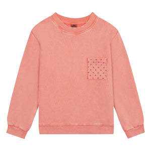 Bonton - Narciss yıldız cepli sweatshirt | Pembe
