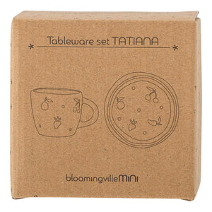 Bloomingville Mini - Tatiana Keramik-Geschirrset | Cremeweiß
