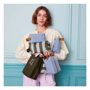 La cerise sur le gâteau - Tuvalet çantası küp | Turkuaz - Koyu Yeşil