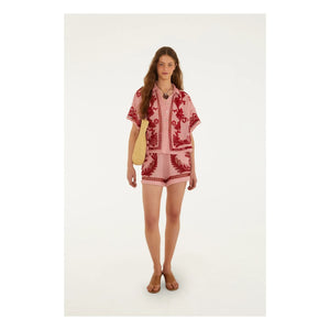 Farm Rio – Arabeske Shorts | Rosa