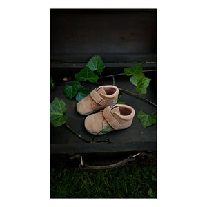 Petit Nord - Gestreifte Hausschuhe | Beige