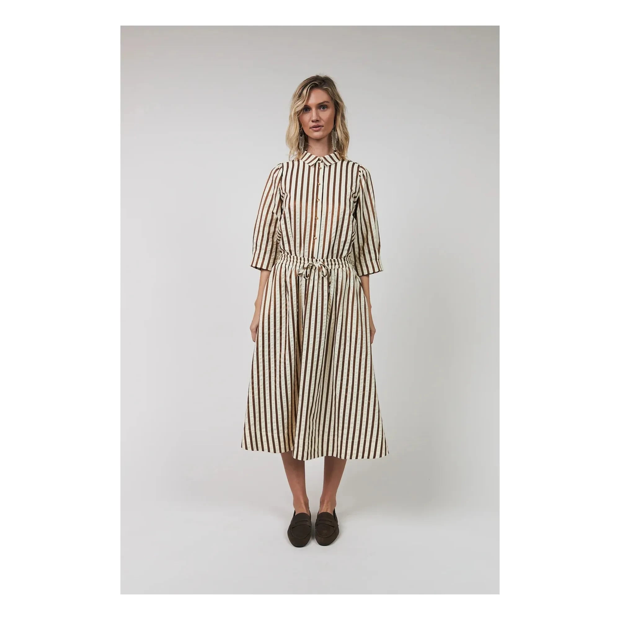Lollys Laundry - Bristol Baumwollrock | Mokka