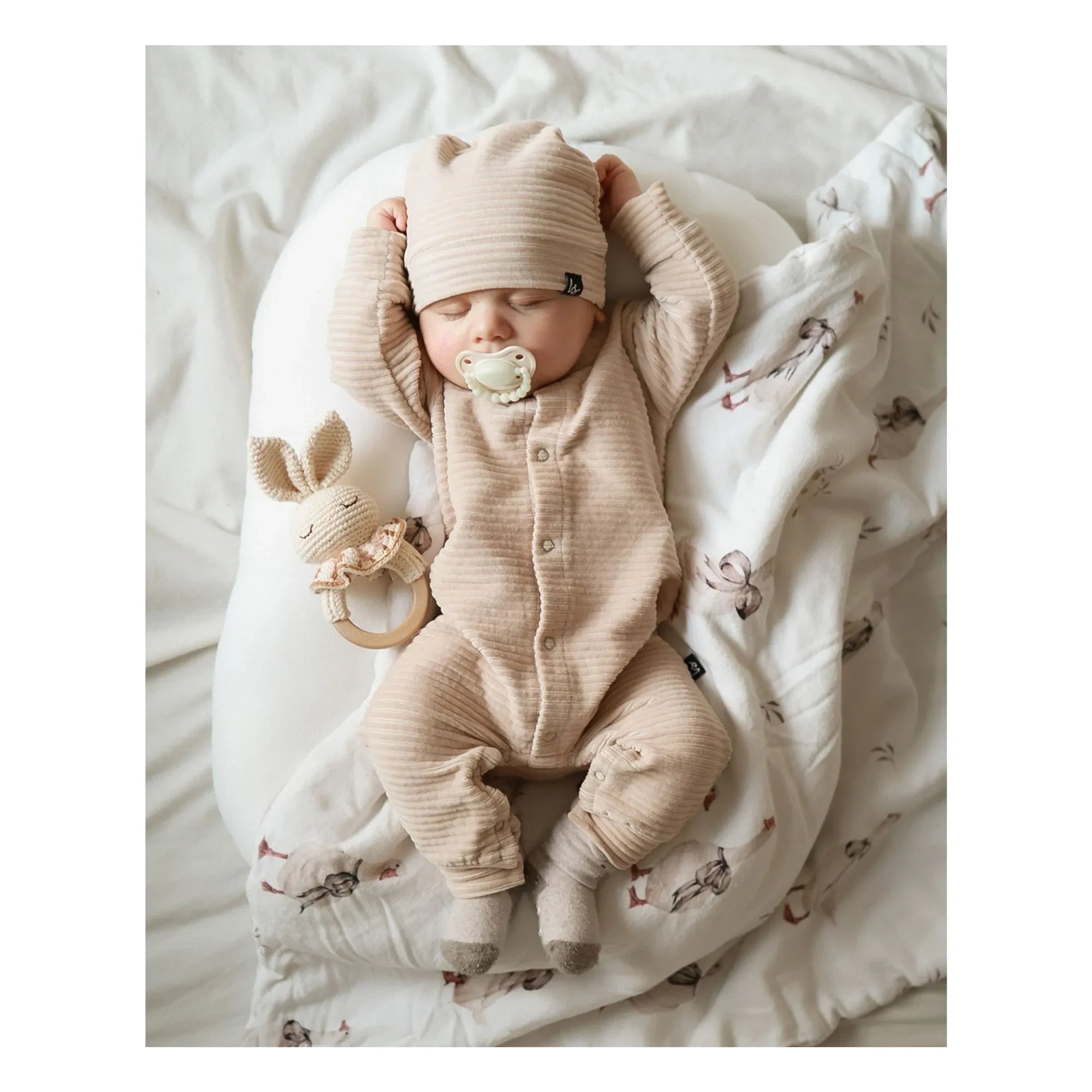 Patti Oslo - Bonnie Bunny Teething Ring | Cream