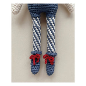Patti Oslo - Britney das Kaninchen Kuscheltier | Marineblau