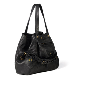 Jérôme Dreyfuss - Billy Handtasche aus Lammleder - M | Schwarz