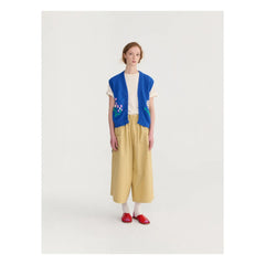Bobo Choses - Pixel Flower Organic Cotton Cardigan | Blue
