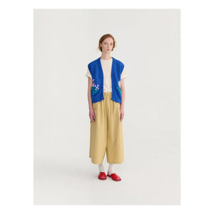 Bobo Choses - Pixel Flower Organic Cotton Cardigan | Blue