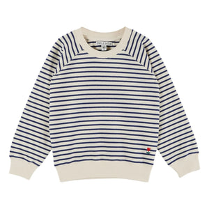 Emile et Ida - Sweat Stripes | Lacivert