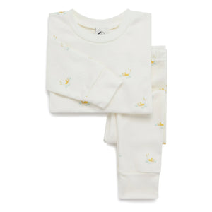 Sleepy Doe - Bio-Baumwoll-Entenpyjama | Ecru