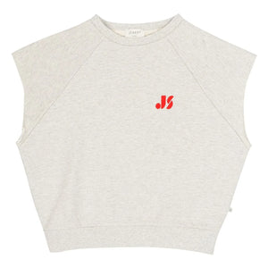 Jenest - Joey 21 organic cotton tank top sweatshirt | Light gray