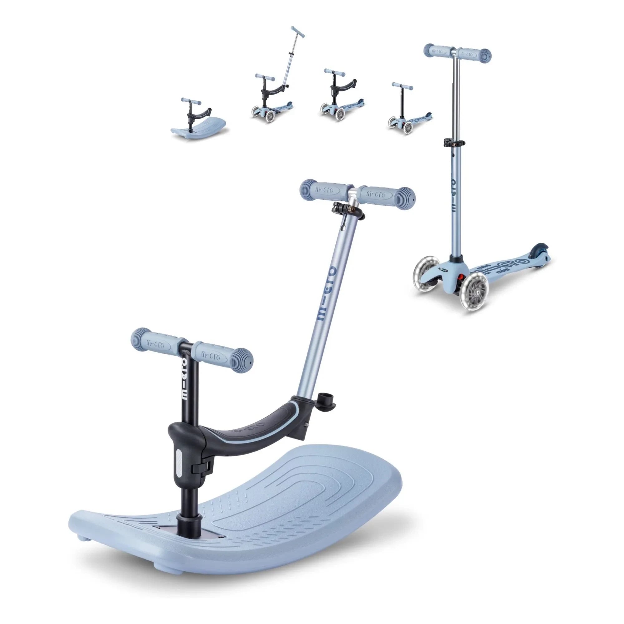 Micro - Rock&Go LED scooter | Açık Mavi