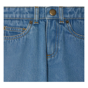 Bonpoint - Elvio Denim Bermuda-Shorts Bio-Baumwolle | Blau