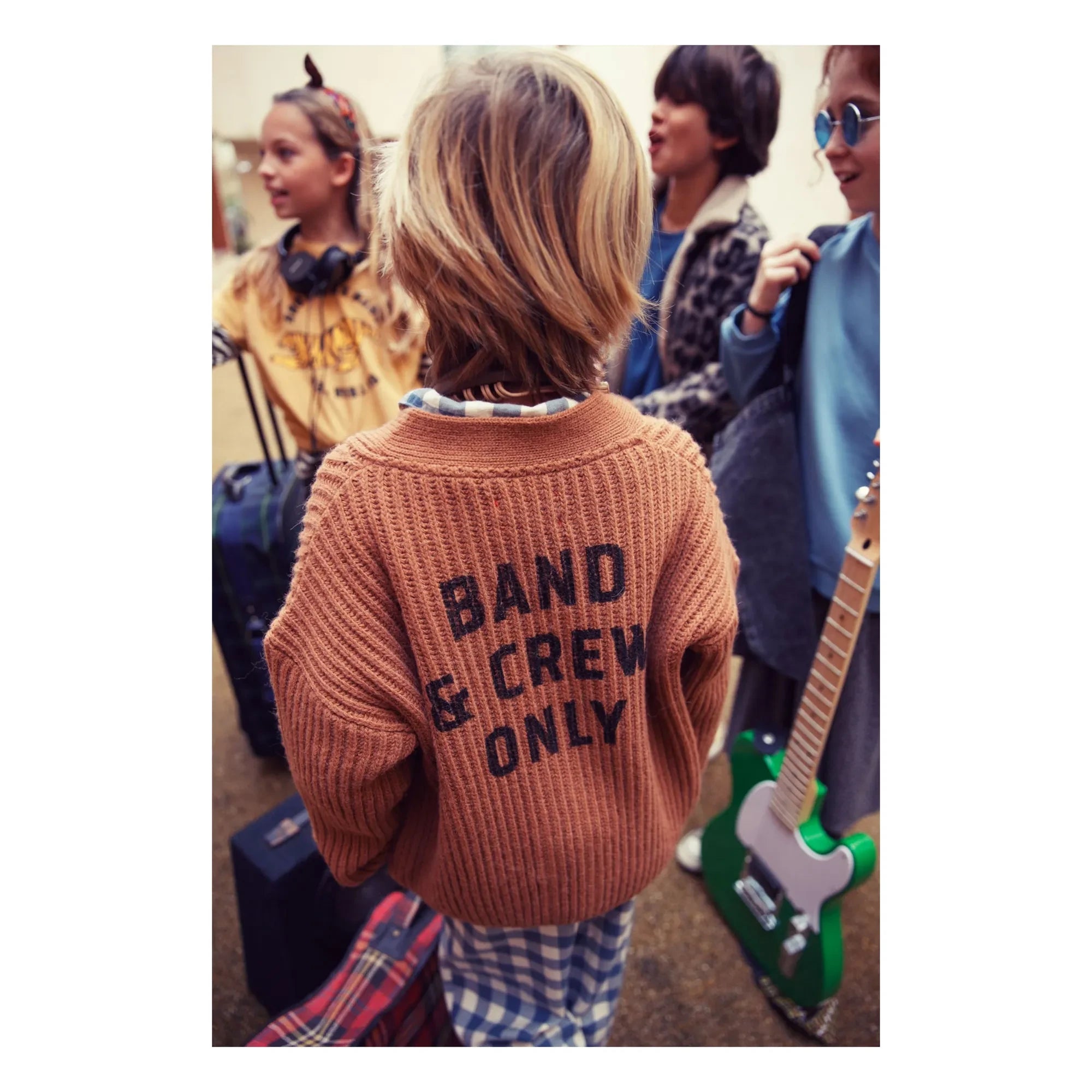 Piupiuchick - Band & Crew Only Wollstrickjacke | Braun