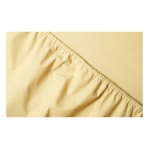 Suite 702 - Organisches Perkal-Spannbetttuch - Buttergelb | Gelb