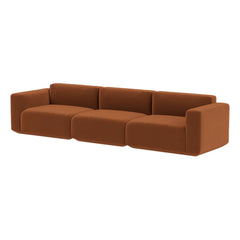 & Tradition - Develius EV1, 3-Piece Velvet Sofa Set | Cinnamon