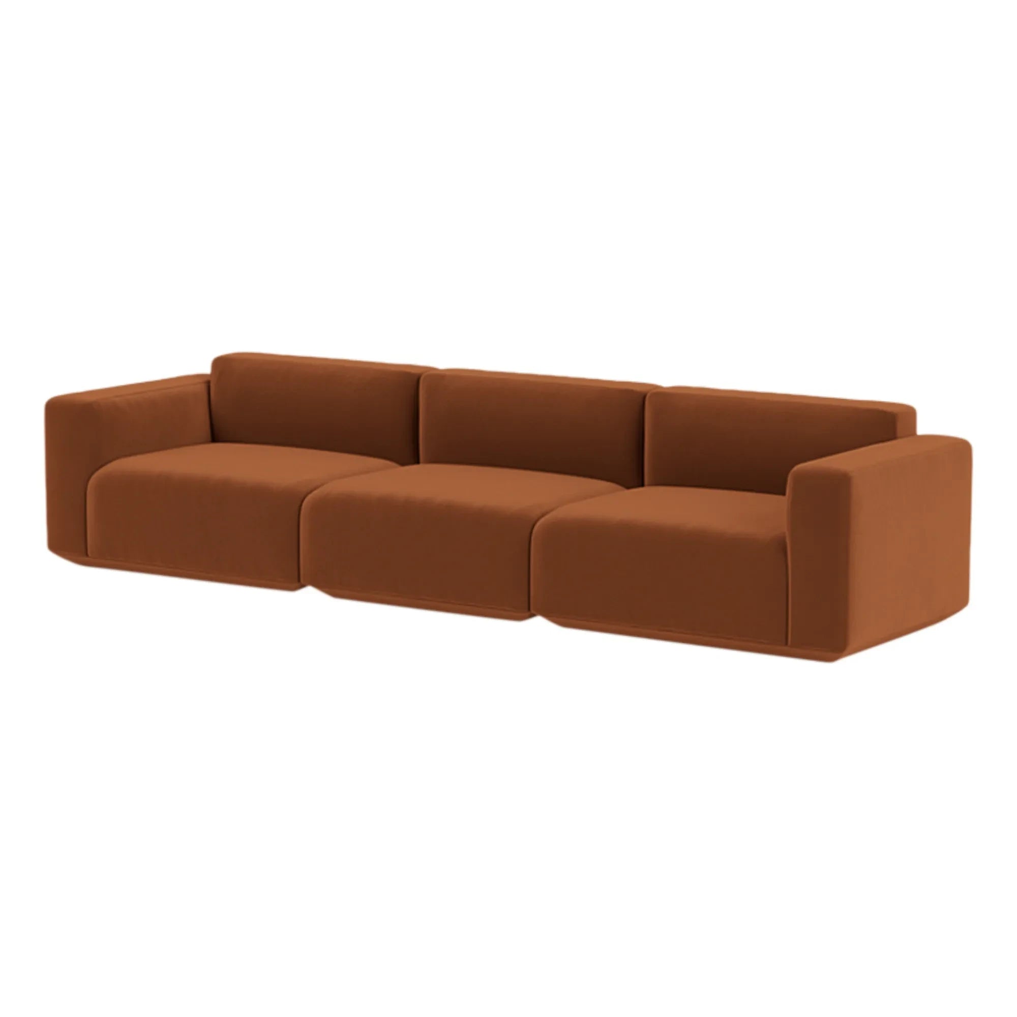 & Tradition - Develius EV1, 3-Sitzer Samtsofa | Cannelle