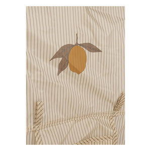Konges Sløjd - Küçük açılır plaj çadırı Tea Stripe | Bej