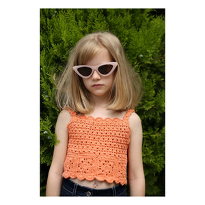Kalinka - Top Elvira Crochet | Orange