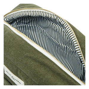 rivedroite - Mini Darcy Recycled Cotton Baby Care Bag | Khaki