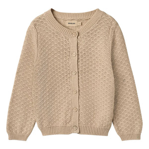 Wheat - Magnella Organic Cotton Cardigan | Ecru