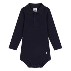 Petit Bateau - Poloshirt-Body | Marineblau