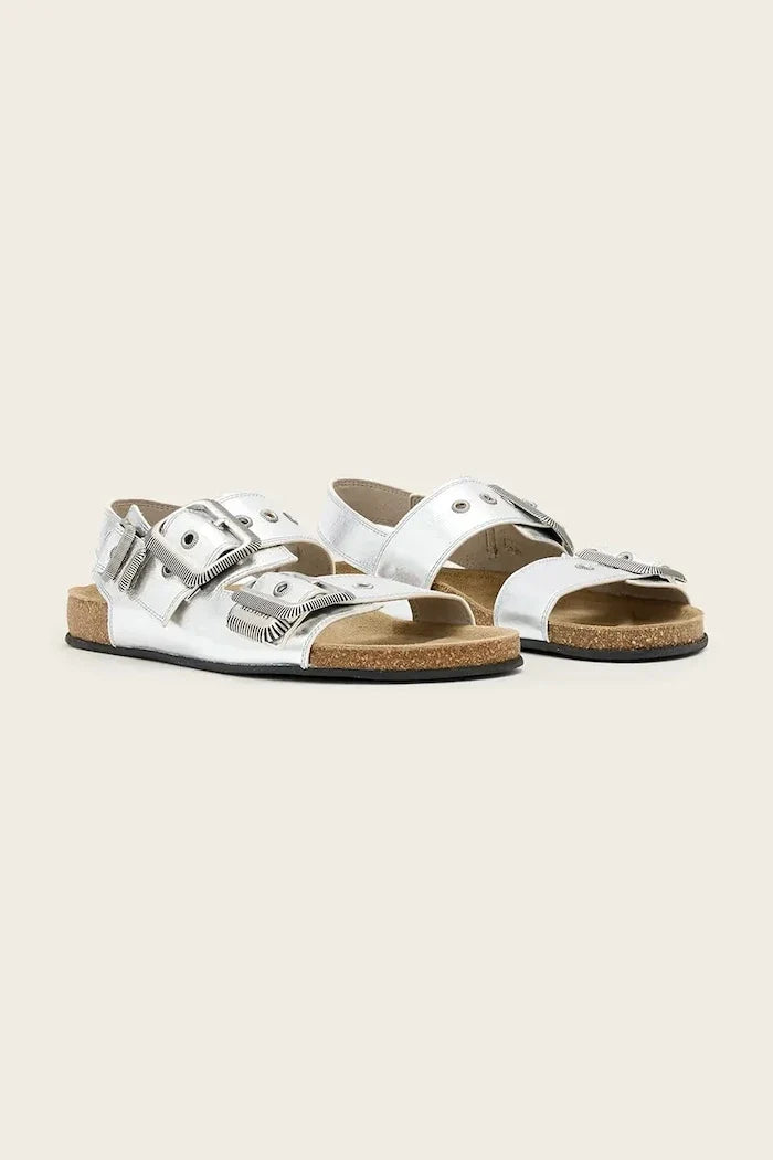 AllSaints kadın deri sandalet Staffa Sandal