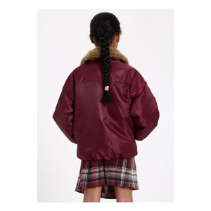 Finger in the Nose - Aria Bomber Jacket | Aubergine