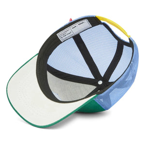 Hello Hossy - Gebogene Krempe Trucker Mütze Mini Flach Bio-Baumwolle | Grün