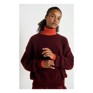 American Vintage - Vitow Alpaka Kazak | Garnet