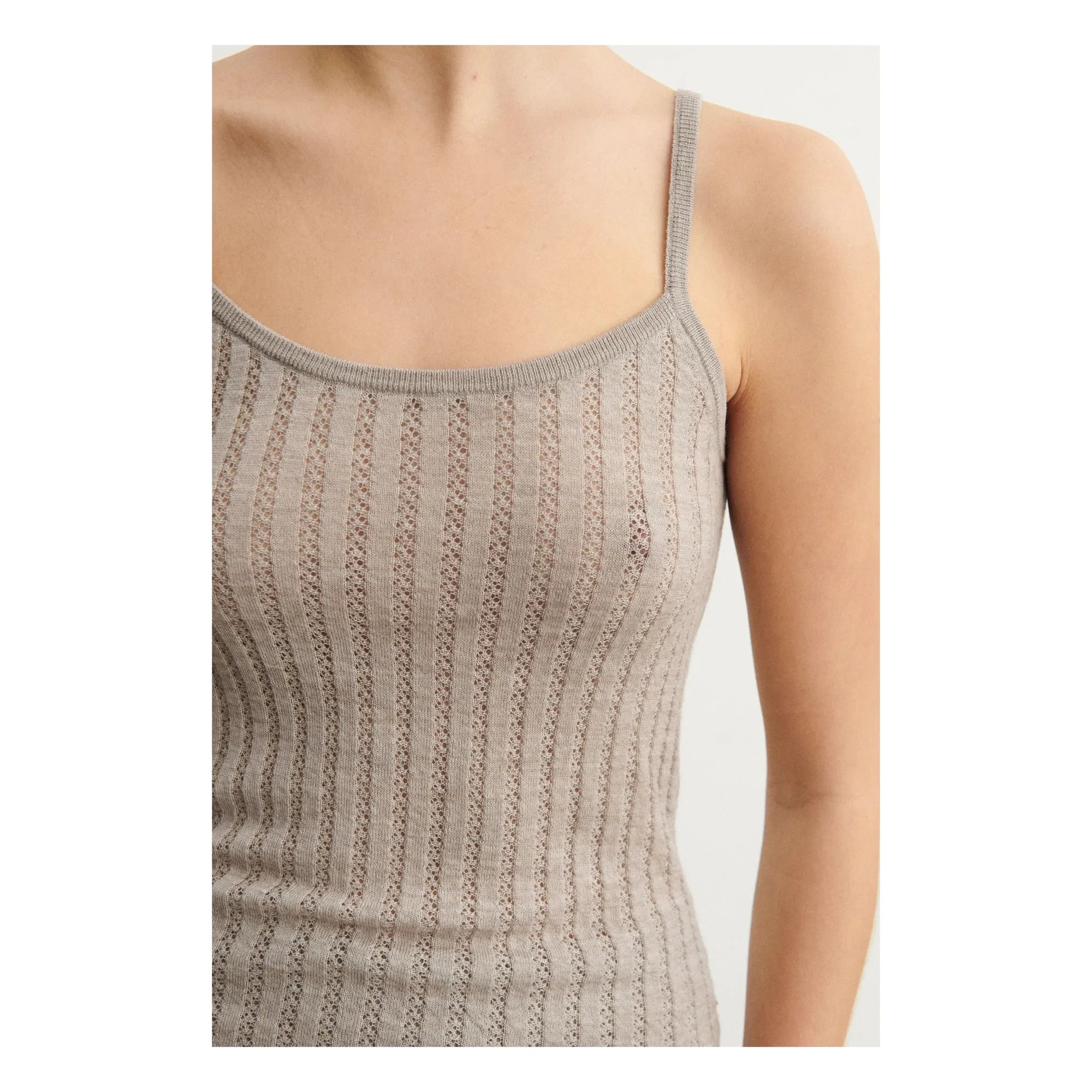 FUB - Merinowolle Unterhemd - Damenkollektion | Beige