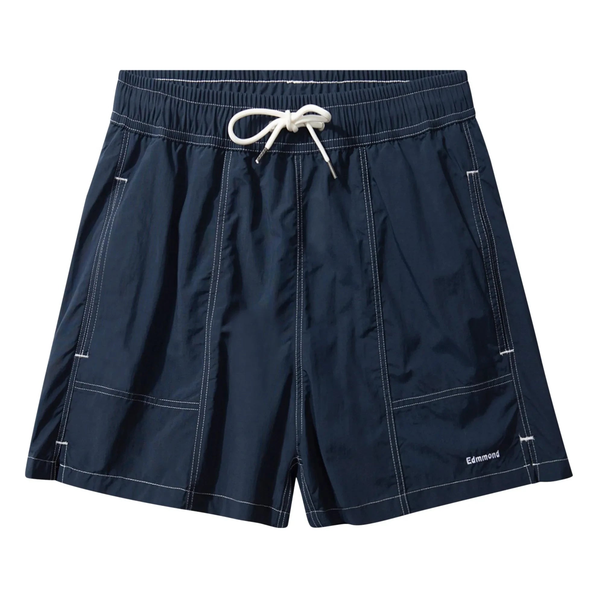 Edmmond Studios - Mini Logo Badeshorts | Marineblau