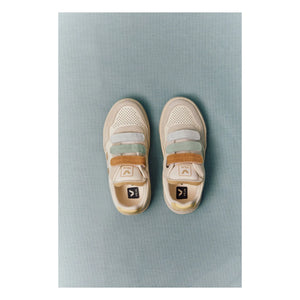 Veja - Veja x Bonpoint Small V-90 Deri O.T. Scratch Spor Ayakkabı | Gri