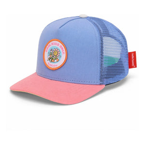 Hello Hossy - Blue Trucker Fleet Curved Visor Cap