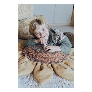 Lorena Canals - Sonnenblumen Pouf | Gelb