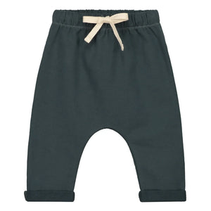 Gray Label - Organische Baumwoll-Jogginghose mit niedrigem Bund | Graublau